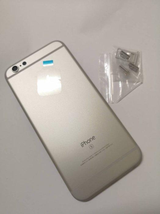 [一年保固]蘋果 Apple iphone 6S 原廠背蓋(含側按鍵)  贈手工具 銀色 原廠規格