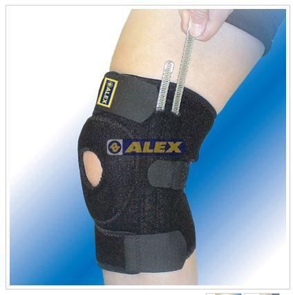 運動GO ALEX T-24 護膝 運動 護具 調整型 網路最低價 左右側 彈簧 支撐 登山 運動 跑步 護膝
