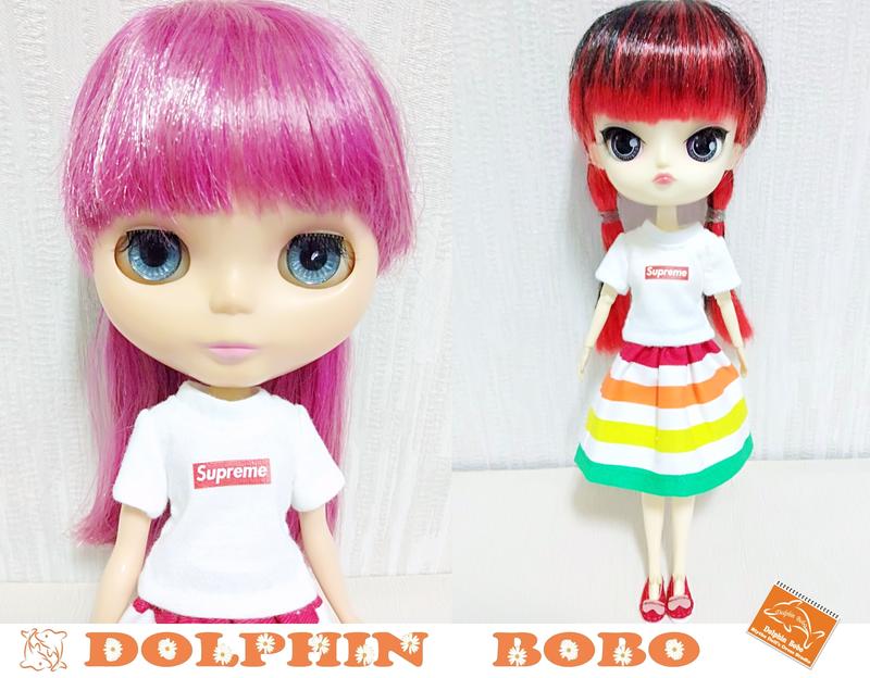 Dolphin Bobo娃衣工作室~白色T恤