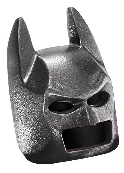 樂高王子 LEGO 76044 超級英雄 重裝蝙蝠俠 頭盔 珍珠深灰色 A273