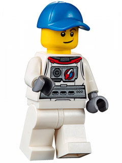 樂高 LEGO 藍帽 太空人 人偶 Astronaut with Cap 60077