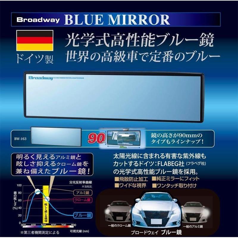 【MINA 米娜日本汽車精品】NAPOLEX 德國光學平面藍鏡300mm  BW-156