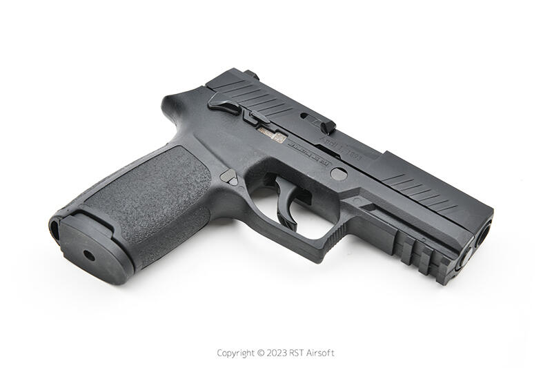 RST 紅星 - WE P320 M18 瓦斯手槍 美國海軍陸戰隊 刻字 黑色 ... 26004-WEP320M18
