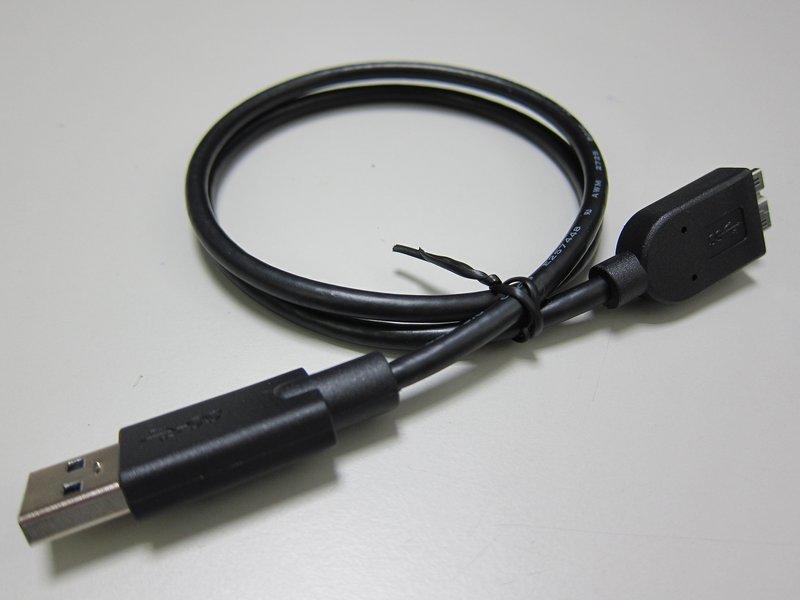 USB 3.0 to Micro-B Cable 63CM 全黑外觀~台灣知名線材廠出貨~賣完就沒啦~（免運費）