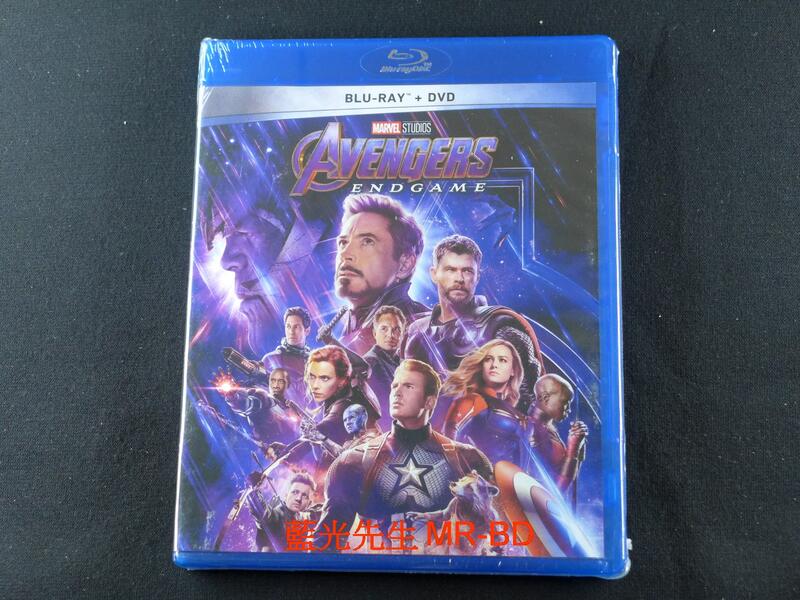 [藍光先生BD] 復仇者聯盟4：終局之戰 BD+DVD 雙碟限定版 Avengers : Endgame