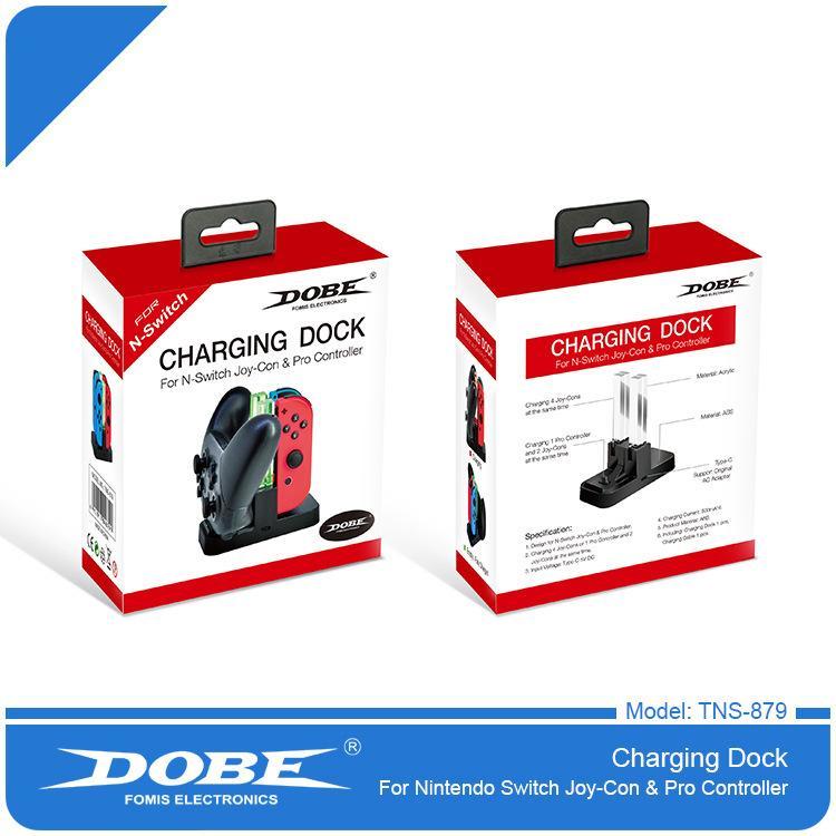 [BoBo Toy] NS Switch DOBE Joy-Con四手充電器底座 可充主機平板/PRO控制器