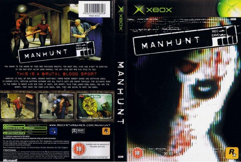 2手代訂XBOX] 俠盜獵魔Manhunt ~近全新, 盒書俱全, 光碟無刮, 相容360