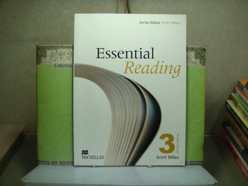活水書房~二手書-外語.原文.留學-Essential Reading 3 -附光碟-S-240329