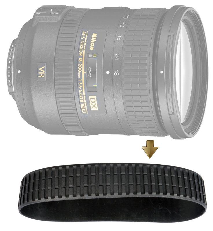【NRC】Zoom Rubber Ring for Nikon 18-200mm F3.5-5.6G VR II 變焦環