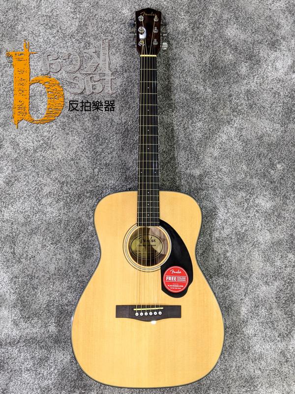 【反拍樂器】Fender CC-60S Concert 面單 小桶身 民謠吉他 木吉他