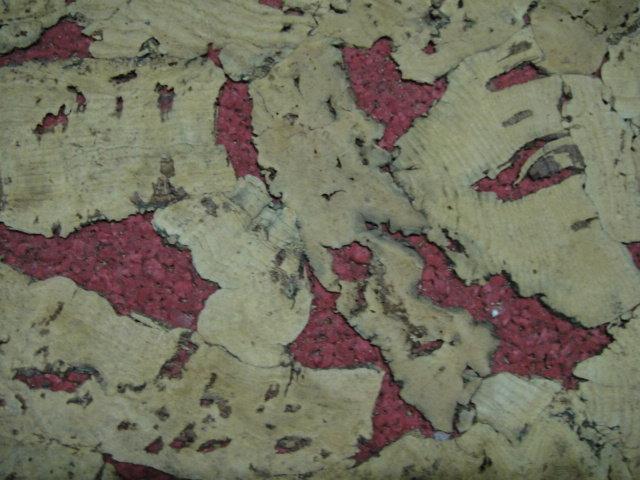 天然軟木璧材板系列三~紅色
