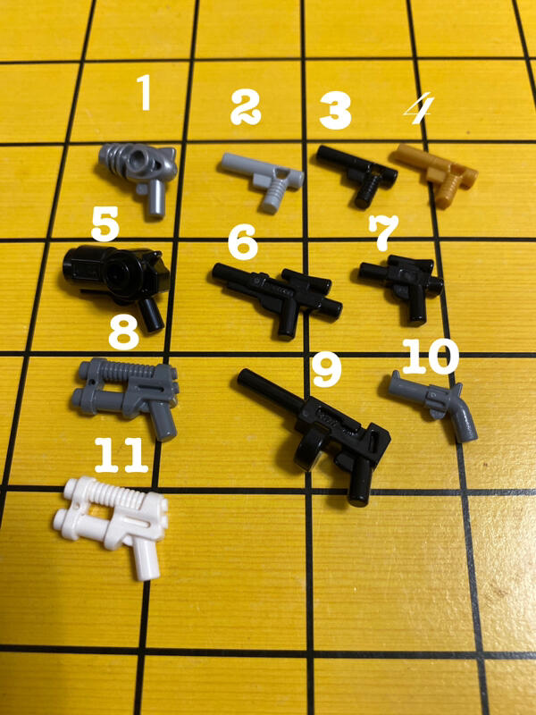 Lego 樂高綜合槍枝 手槍 雷射槍 短槍 左輪槍