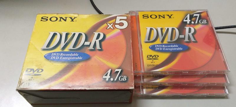 SONY 4.7GB DMR47 DVD-R 8片燒錄片出清