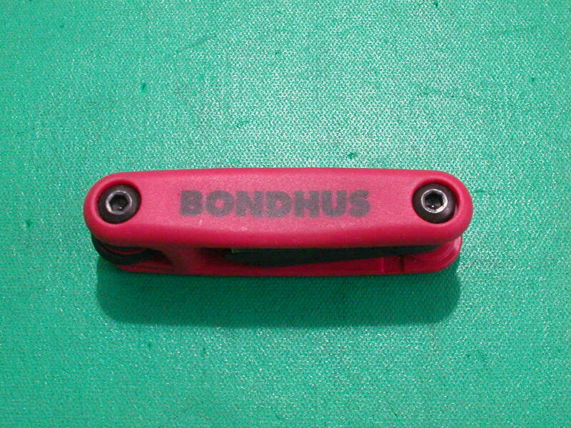 二手乾淨 美國 BONDHUS 1.5mm~6mm 折疊式 六角 板手  (eight wiha wera 扳手 工具)