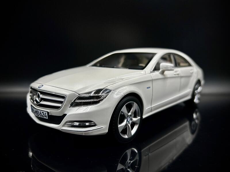 A collectible scale model Mercedes-Benz CLS-Class from Norev