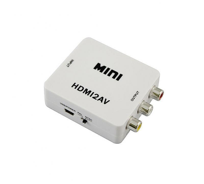 【血拼死鬥】HDMI to AV HDMI轉AV訊號轉接盒 HDMI2AV