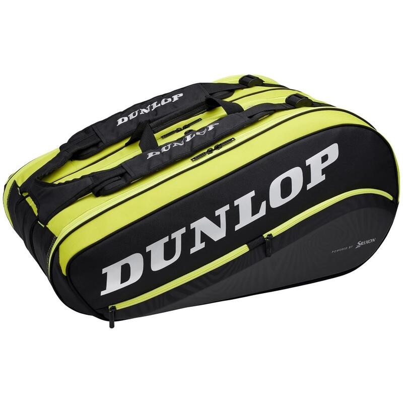 元豐東~Dunlop網球拍袋SX-performance 12 THERMO隔熱(黑/黃)12支裝10325357