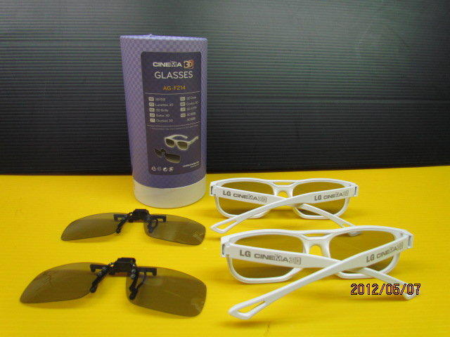 LG AG-F214 不閃式偏光3D眼鏡替代AG-F210 AG-F220 AG-F310 AG-F320適用奇美 BENQ VIZIO 國際等偏光式3D電視LM6200 LM7600 LM9600