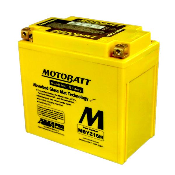 【路科重機】MOTOBATT MBYZ16H AGM 強效電池XL1200 GTR1400 ZX14R K1200R.S