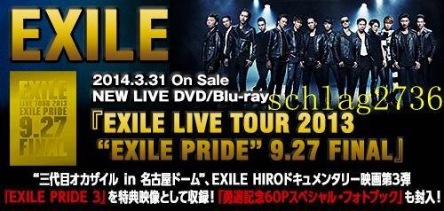 BD放浪兄弟三代目J Soul Brothers EXILE HIRO LIVE 2013 PRIDE FINAL