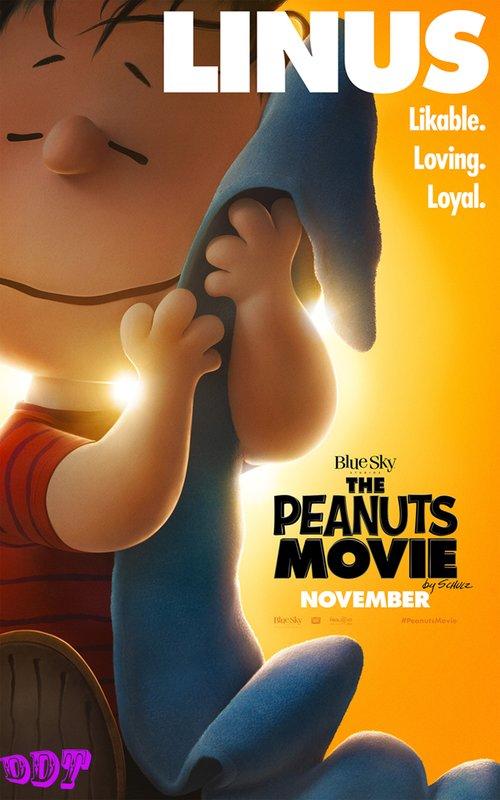 [ddt]防水《史努比/The Peanuts Movie》奈勒斯·潘貝魯特 Linus 68×110 公分