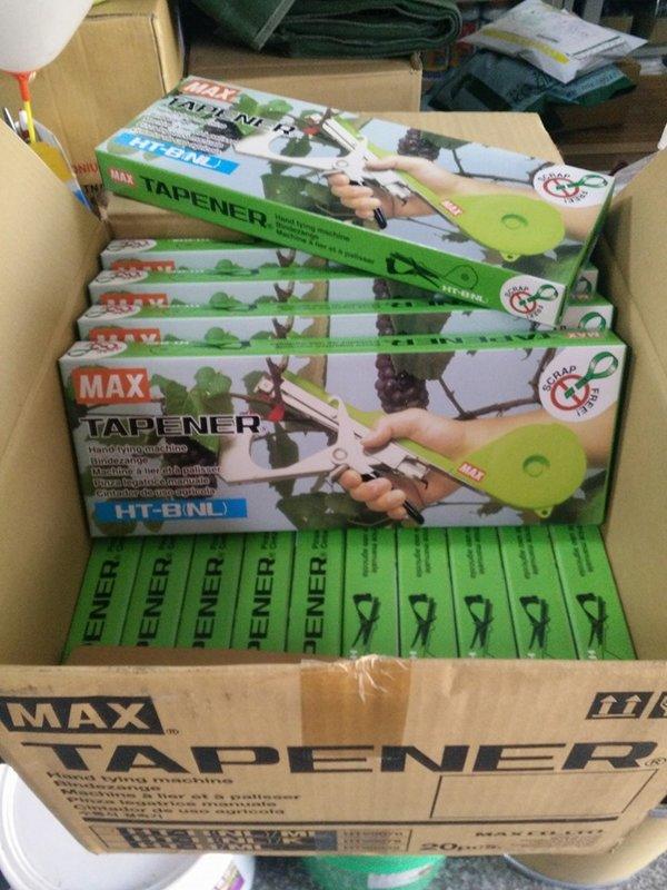 [樂農農] 優惠促銷 日本製 MAX 結束機 HT-B(NL) 改良式新型省帶款 另售 結束釘.分解性易扣帶.環保結束帶