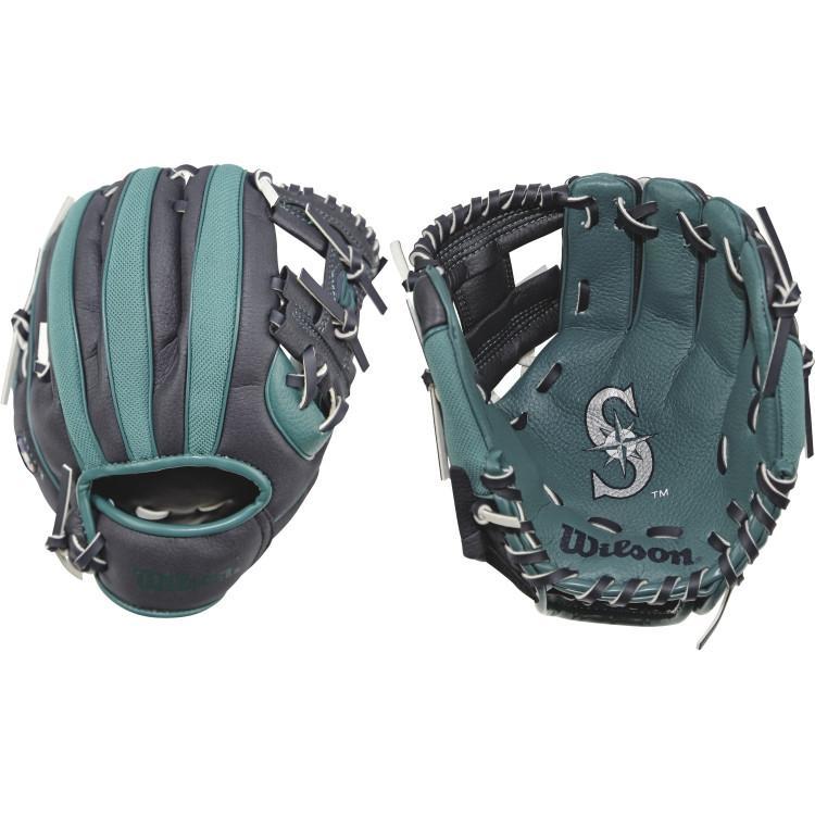 ((綠野運動廠))最新款WILSON A200美國職棒大聯盟授權~MLB球隊款10"兒童手套,親子同樂樂無窮~優惠促銷中