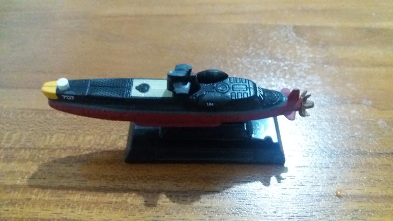 世界艦船 船艦 SERIES01 707二代潛艇盒玩單售(展示品)