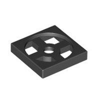【樂高天堂 LEGO】黑色 Black Plate Turntable 2x2 Base 轉盤底座