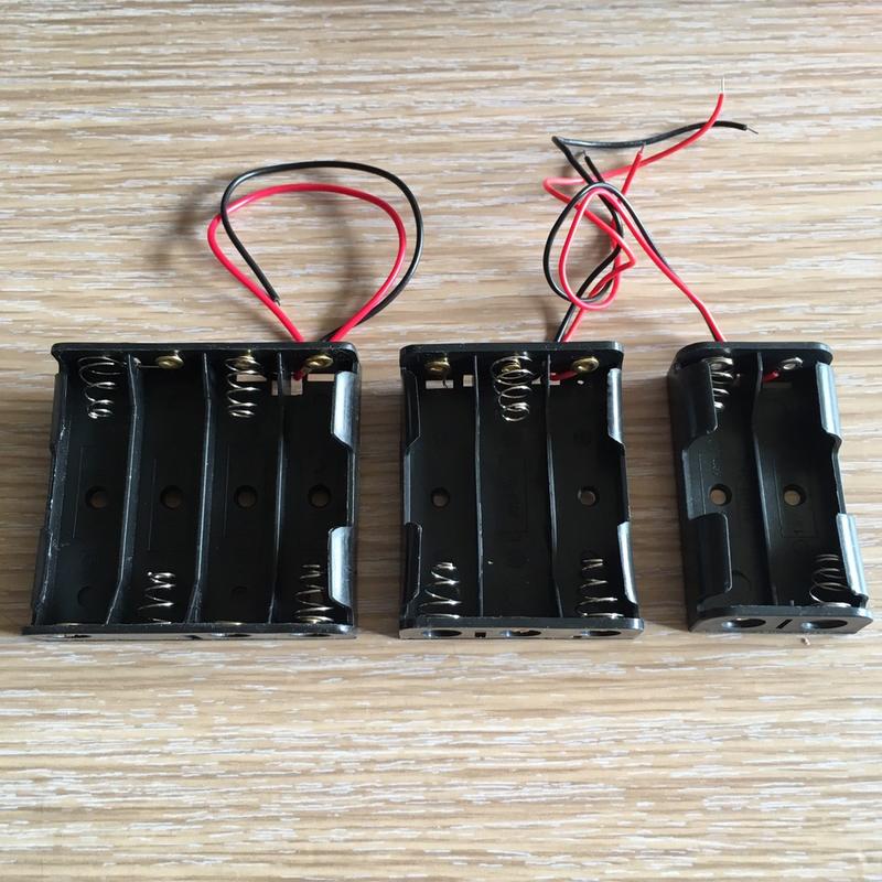 電池盒 帶線 串聯 不帶蓋子 1/2/3/4/5/6/8節 電池盒 3號電池