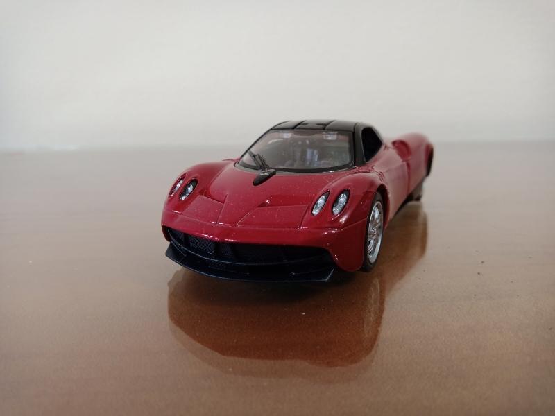 全新盒裝1:36~ 帕加尼 酒紅色合金汽車模型 玩具 收藏 兒童 禮物 迴力車