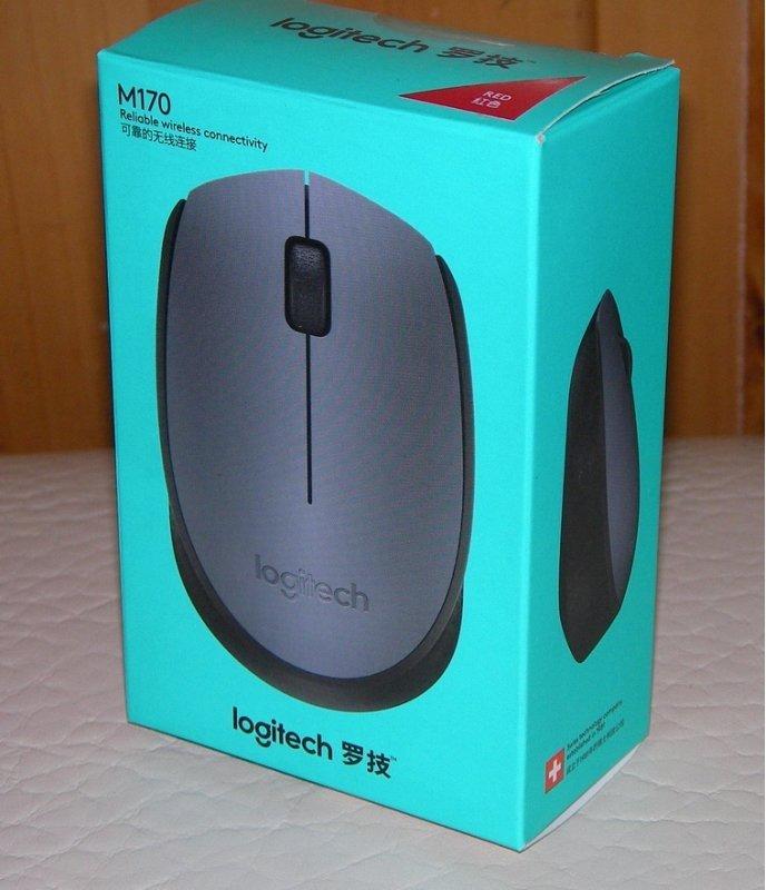 售全新盒裝未拆封 Logitech 羅技 M170  無線光學滑鼠(羅技先進的 2.4 GHz 技術 )