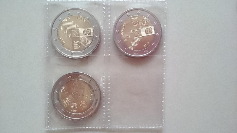 波羅的海三小國2018年2歐元紀念幣, UNC