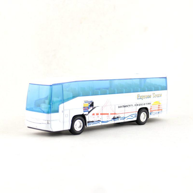 威利1:64合金汽車兒童玩具模型 Benz  MB 0 303 RHD 客車巴士迴力