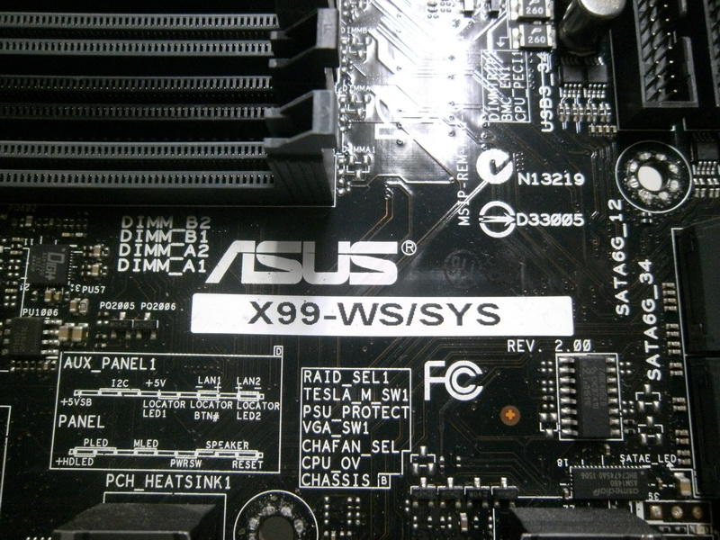 【全國主機板維修聯盟】 華碩 ASUS X99-WS/SYS 2011 (下標前請先詢問) 故障主機板