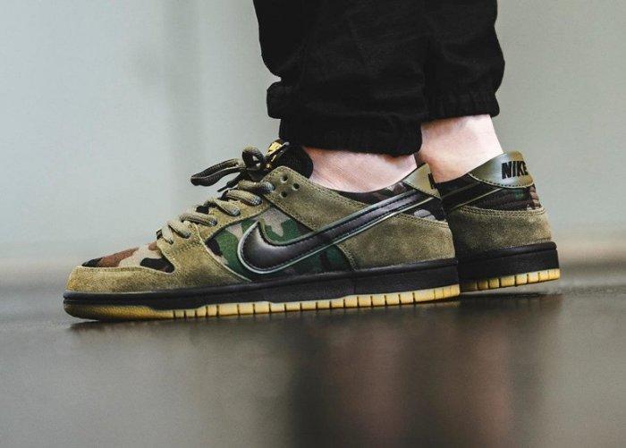 9527 Nike SB Zoom Dunk Low 迷彩綠黑CAMO 軍事風854866-209 | 露天市