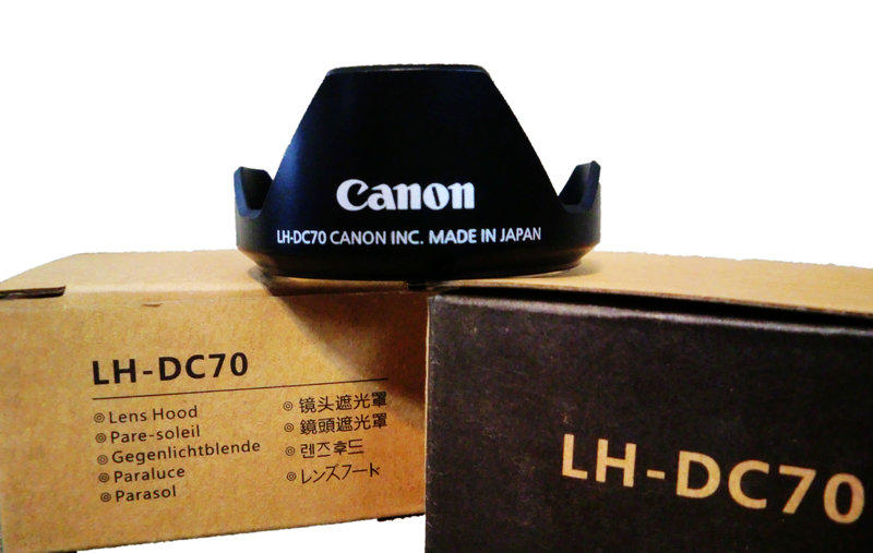 出清~~全新Canon LH-DC70 原廠規格卡口式 遮光罩 適用PowerShot G1X