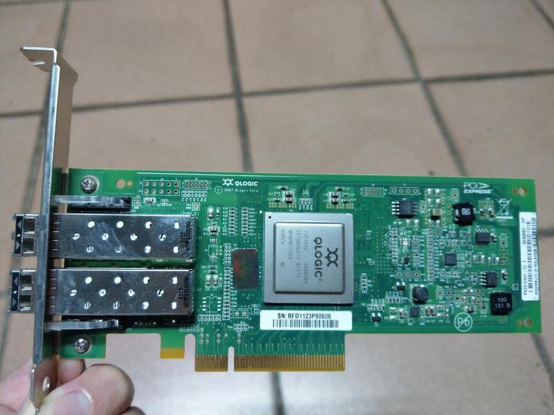 HP Qlogic 82Q 8GB Dual Port 雙埠PCI-e FC 光纖介面卡