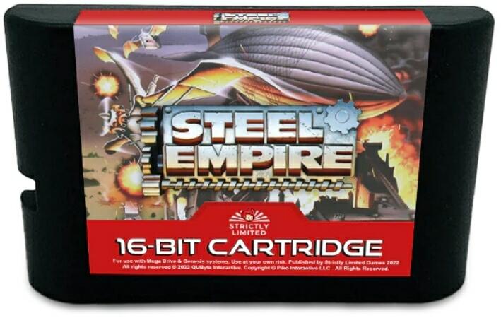 預購商品】MD遊戲Steel Empire 鋼鐵帝國(Mega Drive NTSC/ Genesis