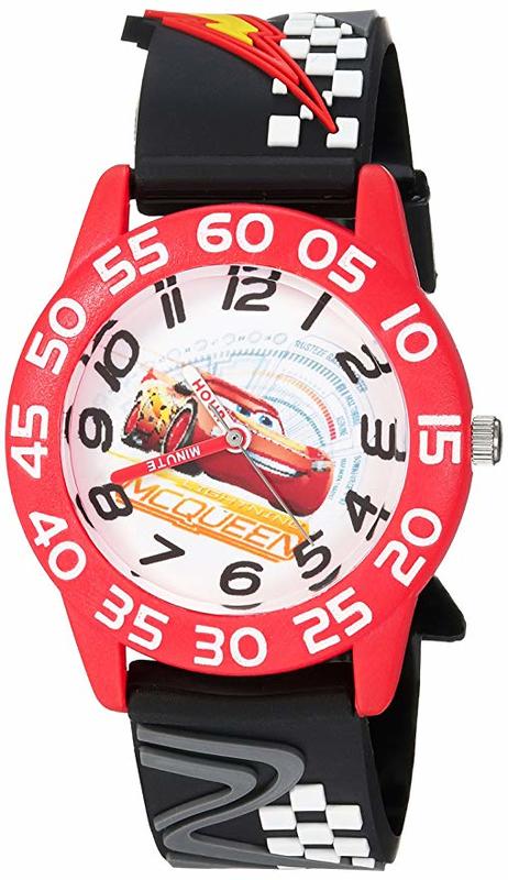 預購 美國 Disney Cars 3 熱賣款 日本石英機芯 可愛閃電麥坤兒童手錶 防刮指針學習錶 尼龍錶帶 開學禮