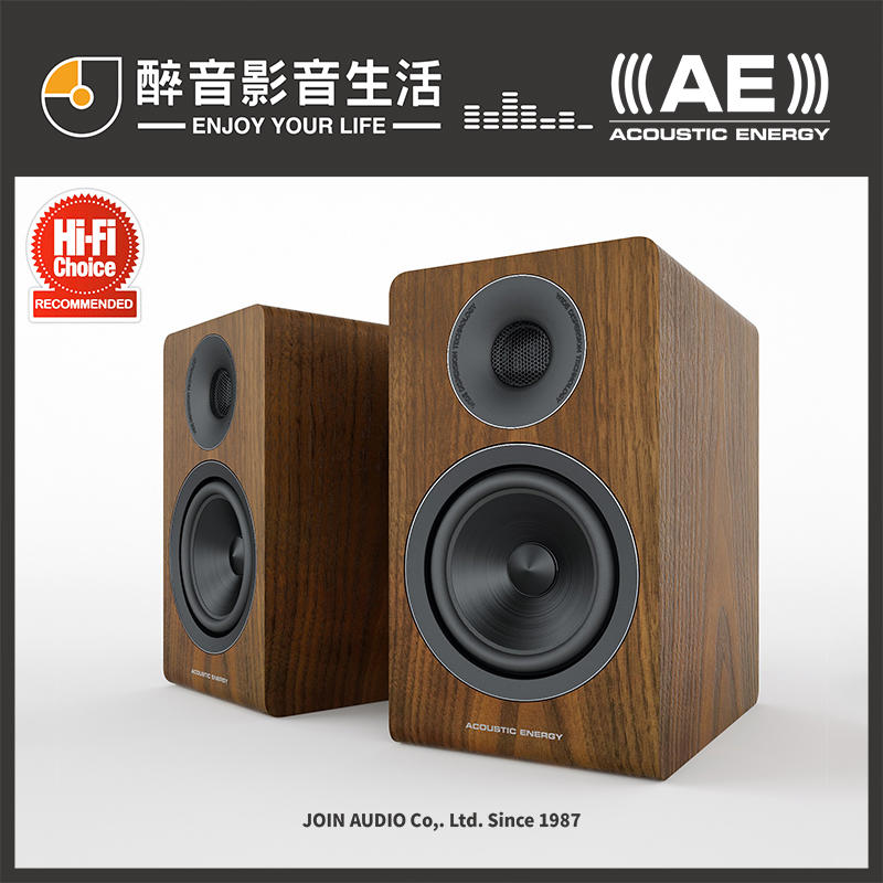 【醉音影音生活】英國 Acoustic Energy AE AE300 (核桃木) 書架喇叭.2音路2單體.公司貨