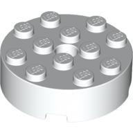 『鐵童玩具』LEGO 樂高 87081 白色 圓孔磚 中間附孔 4x4