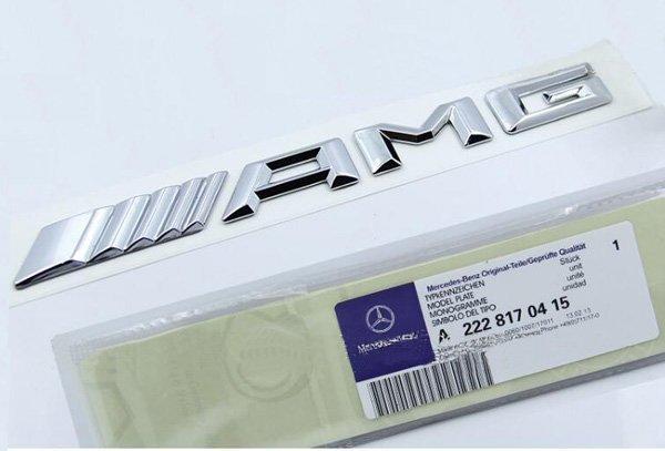原廠Benz賓士AMG字標C級E級S級SL級CLA級ML級AMG立體字標後尾箱標誌
