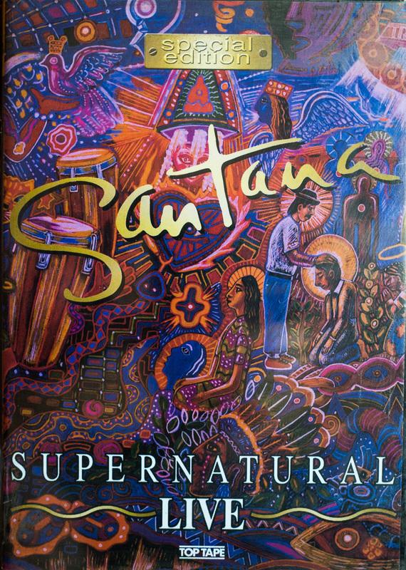【拉丁吉他大師】美版 SANTANA - Supernatural Live 2000 音樂會 DVD (市價600)