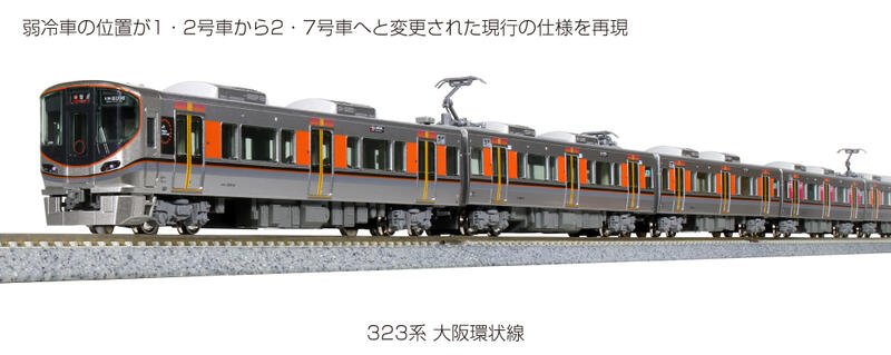 MJ 現貨Kato 10-1601 N規323系大阪環狀線電車.4輛組| 露天市集| 全台 