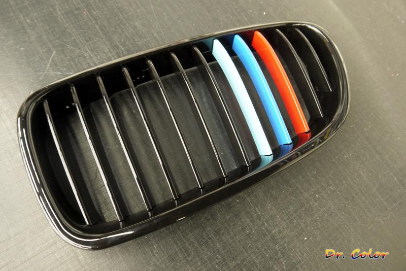 Dr. Color 玩色專業汽車包膜 BMW 535i 天空藍 / 亮藍 / 亮紅_鼻頭