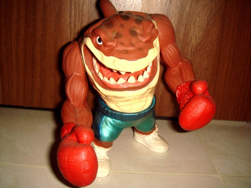 Spp的玩具 絕版懷舊 鯊魚俠 MATTEL Street Sharks 1995 Slugger Slammu 大力丸