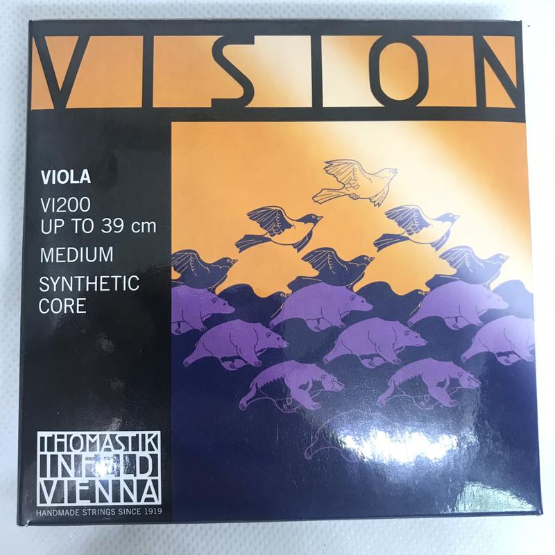 [台灣博聲提琴弦樂]中提琴弦 (整套) 奧地利 Thomastik Vision VI200