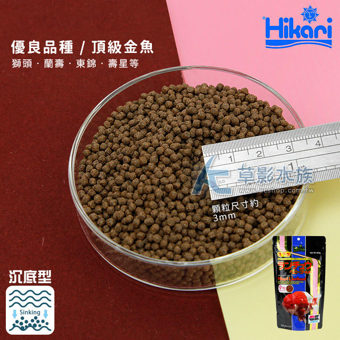 【AC草影】Hikari 高夠力 金魚壽星專用營養飼料（350g）【一包】
