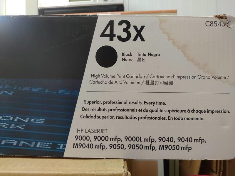 HP 原廠 C8543X 43X 全新庫存黑色碳粉夾 適用機型HP-9000/9040/9040MFP/9050MFP